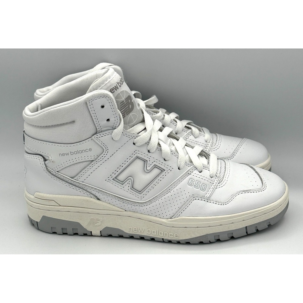 New Balance 650 Shoes Mens Size 8 White White Basketball BB650RWW